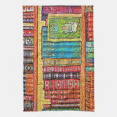 Bibliotheksbücher Handtuch (Vertikal)