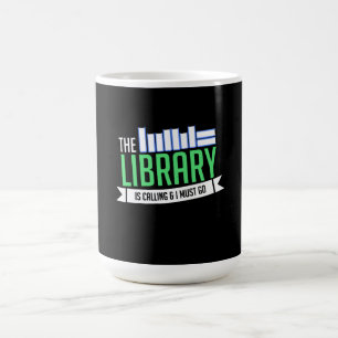 Bibliotheksbücher Kaffeetasse