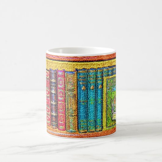 Bibliotheksbücher Kaffeetasse (Mittel)