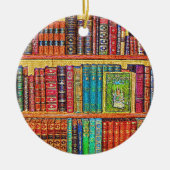 Bibliotheksbücher Keramik Ornament (Vorne)