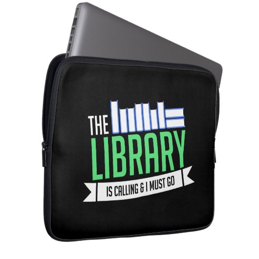 Bibliotheksbücher Laptopschutzhülle (Vorne Rechts)