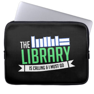 Bibliotheksbücher Laptopschutzhülle