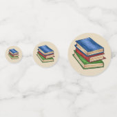 Bibliotheksbücher Lehrer Bibliotheksschule Konfetti (Vorderseiten)