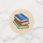 Bibliotheksbücher Lehrer Bibliotheksschule Konfetti (Klein Vorderseite)