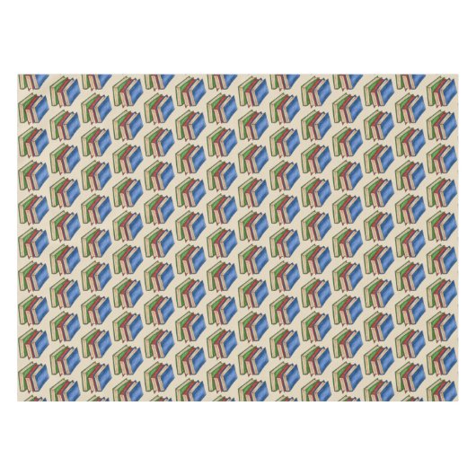 Bibliotheksbücher Lehrer Bibliotheksschule Tischdecke (Vorderseite (Horizontal))