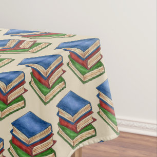 Bibliotheksbücher Lehrer Bibliotheksschule Tischdecke