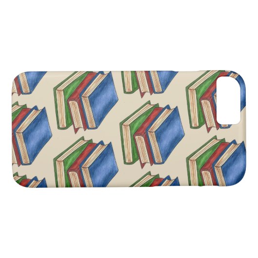 Bibliotheksbücher Lehrerin Bibliothekarische Schul Case-Mate iPhone Hülle (Rückseite (Horizontal))