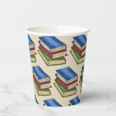 Bibliotheksbücher Lehrerin Bibliothekarische Schul Pappbecher (Links)
