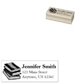 Bibliotheksbücher - Leserelehrer - Bibliothek Gummistempel (Stempel)