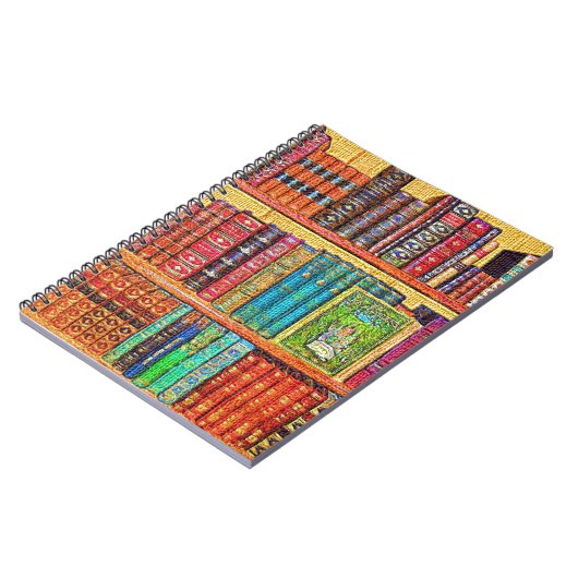 Bibliotheksbücher Notizblock (Linke Seite)