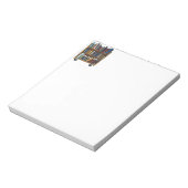 Bibliotheksbücher Notizblock (Rotiert)