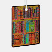 Bibliotheksbücher Ornament Aus Metall (Vorderseite Rechts)