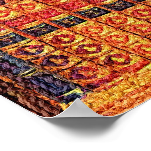 Bibliotheksbücher Poster (Ecke)