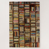Bibliotheksbücher Puzzle (Vertikal)