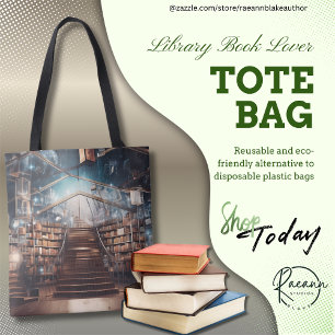 Bibliotheksbuchliebhaber-Tragetasche Tasche