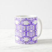 Bibliotheksbuchmuster kaffeetasse (VorderseiteRechts)