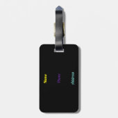 Bibliotheksdesign anpassen gepäckanhänger (Rückseite vertikal)