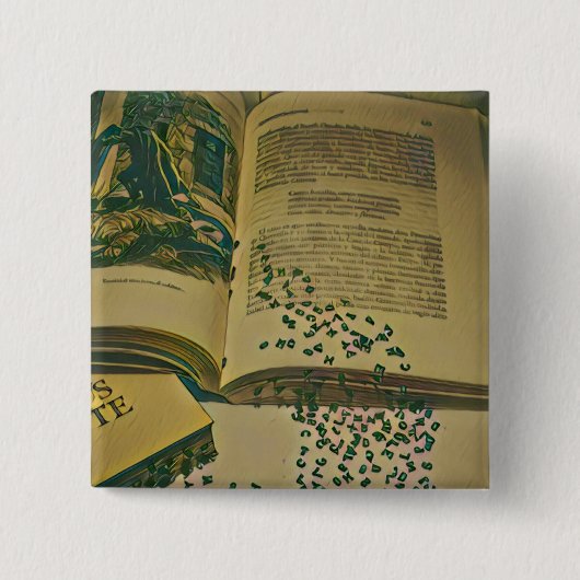 Bibliotheksgeschenk Button (Vorderseite)