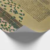 Bibliotheksgeschenk Geschenkpapier (Ecke)