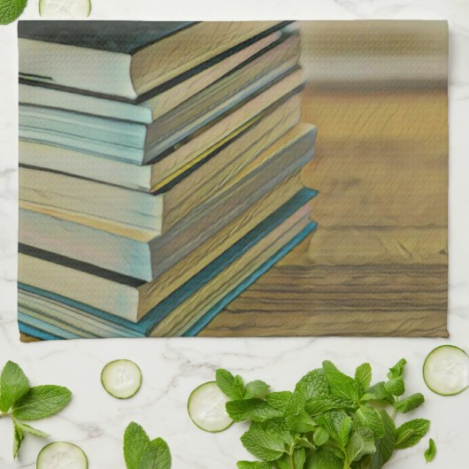 Bibliotheksgeschenk Geschirrtuch (Gefaltet)