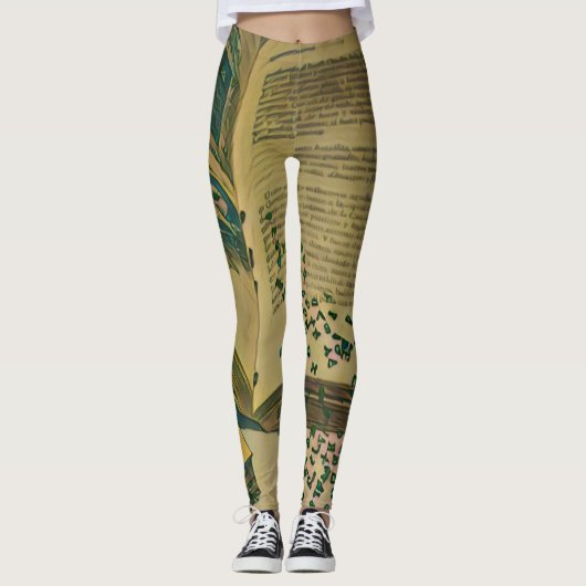 Bibliotheksgeschenk Leggings (Vorderseite)