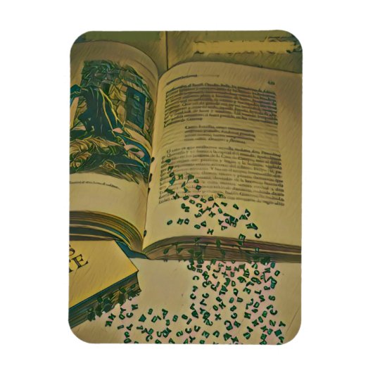 Bibliotheksgeschenk Magnet (Vertikal)