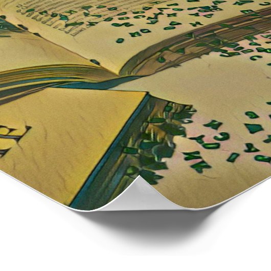 Bibliotheksgeschenk Poster (Ecke)