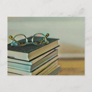 Bibliotheksgeschenk Postkarte