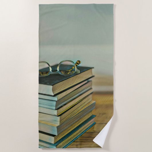 Bibliotheksgeschenk Strandtuch (Vorderseite)