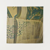 Bibliotheksgeschenk Wandteppich (Vorderseite (Horizontal))