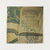 Bibliotheksgeschenk Wandteppich (Vorderseite)