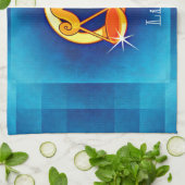 Bibliothekshoroskop Handtuch (Gefaltet)