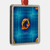 Bibliothekshoroskop Silbernes Ornament (Rechts)