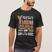Bibliothekshund und Buchliebhaber Librarian Reader T-Shirt (Vorderseite)