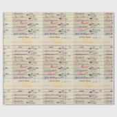 Bibliothekskarte 23322 geschenkpapier (Flach)