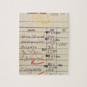 Bibliothekskarte 23322 puzzle