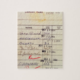 Bibliothekskarte 23322 puzzle