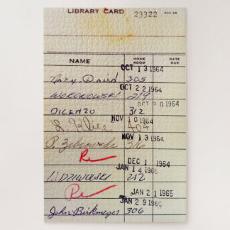 Bibliothekskarte 23322 puzzle