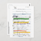 Bibliothekskarte 3503 postkarte (Vorne/Hinten)