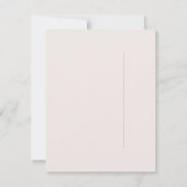 Bibliothekskarte Hochzeit Speichern Sie die Datums Ankündigung (Rückseite)