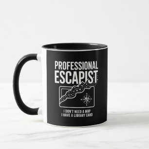 Bibliothekskarte-Kaffeetasse für professionelle Au Tasse
