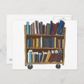 Bibliothekskarte Postkarte (Vorne/Hinten)