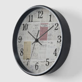 Bibliothekskarte Uhr (Winkel)