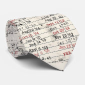 Bibliothekskarte zurückdrehen krawatte (Gerollt)