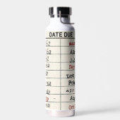 Bibliothekskarte zurückdrehen trinkflasche (Links)