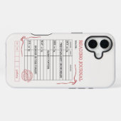 Bibliothekskarten-Ästhetik-Handyhülle iPhone Hülle (Rückseite (Horizontal))
