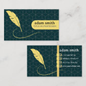 Bibliothekskarten Visitenkarte (Vorne/Hinten)