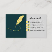 Bibliothekskarten Visitenkarte (Rückseite)