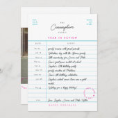 Bibliothekskartenjahr Jahr der Flachbildschirmkart Feiertagskarte (Vorne/Hinten)