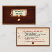 Bibliothekskatalog-Autor für Bibliotheken Visitenkarte (Vorne/Hinten)